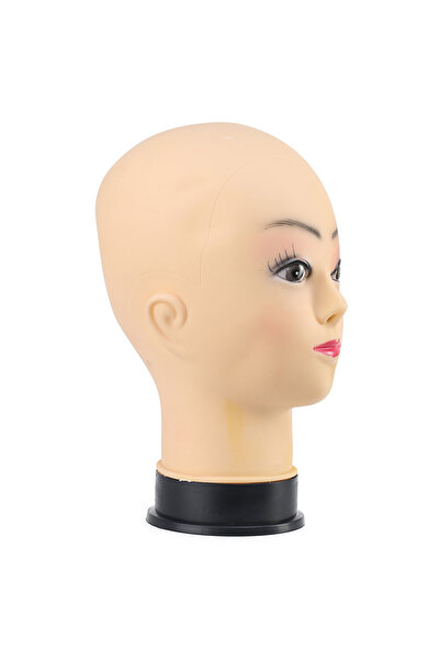 CREST E-TİCARET Soft Short Head Mannequin with Makeup