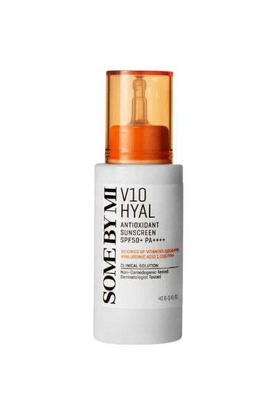 Some By Mi Korean V10 HYAL SPF50 Sunscreen Antioxidant - With Vitamin & HYALuronic Acid - 40Ml