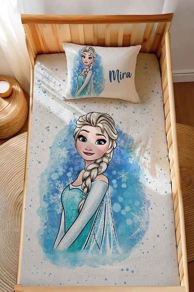 Homamia Montessori Pique Set - Jacquard 100% Cotton Elsa