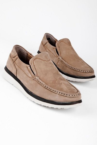 Lal Shoes & Bags Costar Ανδρικά παπούτσια από γνήσιο δέρμα με λεπτομέρεια ραφής-S.VIZYON