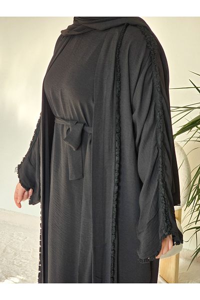 NANTİREA Black Abaya Suit