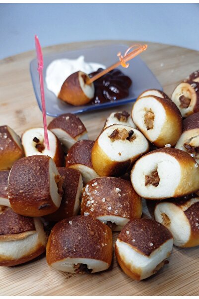 Seymen Brezel Bites Çıtır Soğanlı - Lokmalık Alman simidi 64 adet