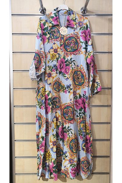 Park Moda ROCHIE LUNGA DE IN CU MODEL DE FLORI ETNIC