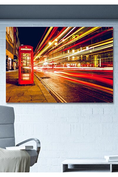 Hediyeler Kapında 100x140 Night Lights Kanvas Duvar Tablo