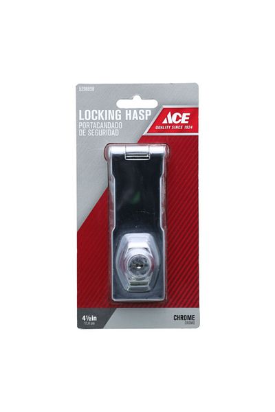 ACE Chrome-Plated Steel Keyed Locking Hasp 4.5inch