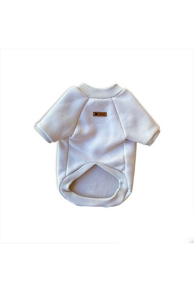 Luli Pet Basic Beige Fleece Cat Dog Sweatshirt