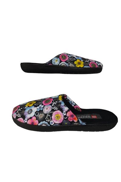 GEZER Black-Grey Indoor Ultra Light Daily Slippers