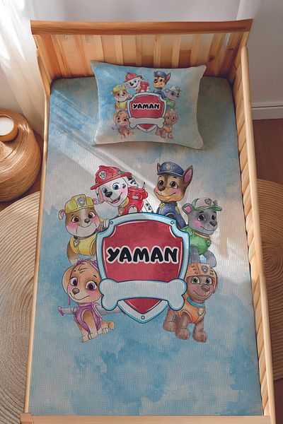 Homamia 100% Cotton Jacquard Paw Patrol Montessori Pike Set