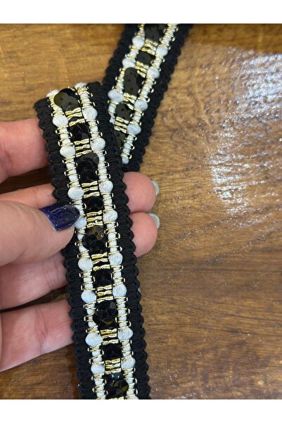 Gönülden Tasarım PLETENA ODEĆA SA VEZOM OD CRNOG KAMENA, VEZANJE TRAKOM ŠIRIN...