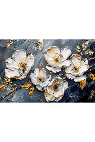 Aden DEKORATİF  ÇİÇEKLER KANVAS TABLO