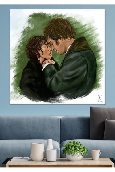 Hediyeler Kapında 80x80 Aşk Ve Gurur Kanvas Duvar Tablo