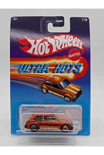 HOT WHEELS بطاقة طويلة جدًا '81 تويوتا ستارليت KP61