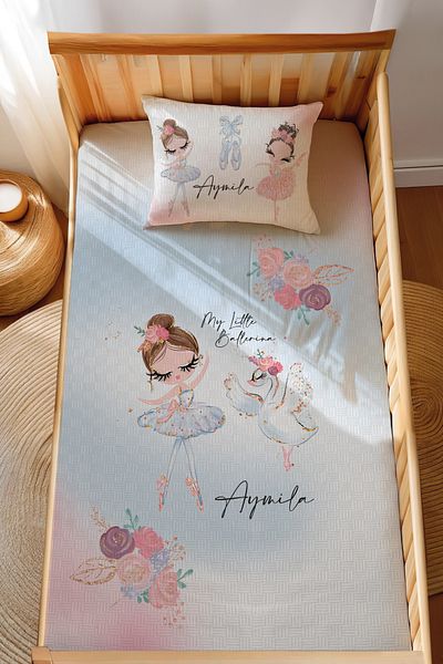 Homamia Montessori Play Set - Jacquard 100% Cotton Swan Ballerina