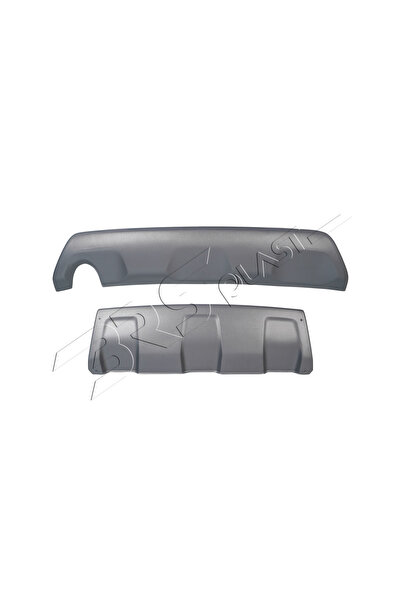 BRSPLAST Dacia Duster Uyumlu 2010-2017 Abs Ön-Arka Difüzör Gri