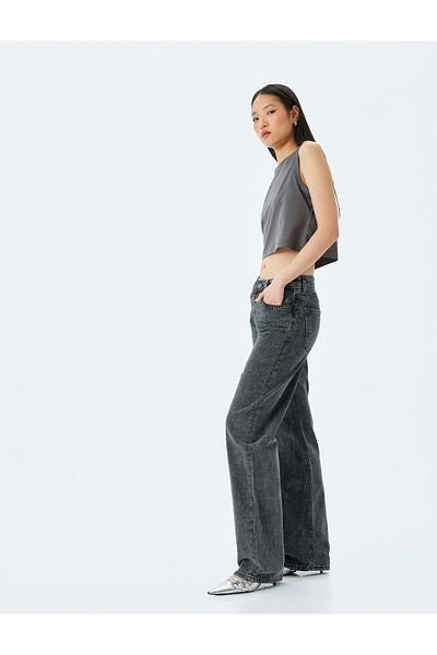 Koton Sleeveless Crop Cotton Basic Women's Tank Top