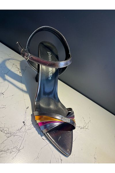 Pierre Cardin ® |   PC-53070- 3959 Platinum-Γυναικεία παπούτσια με τακούνι