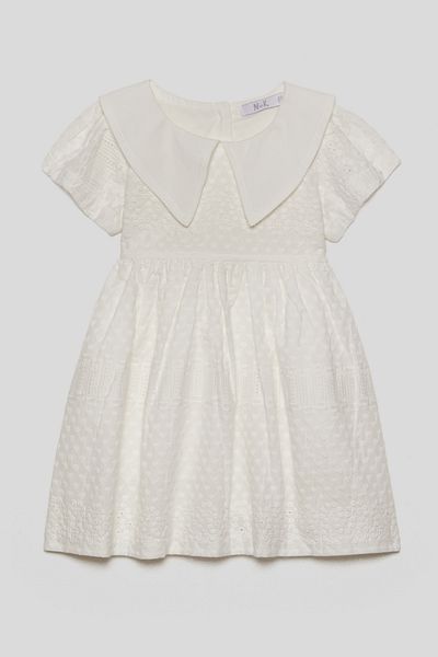 NK 01-04 Years Old Baby Girl White Princess Dress - White