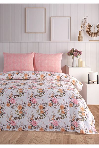 Evim 200X230 cm Pink Wendy Salmon Soren Personality Pike Set