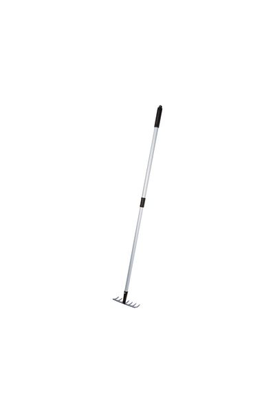 Quinnco 7-Tines Rake with Telescopic Handle