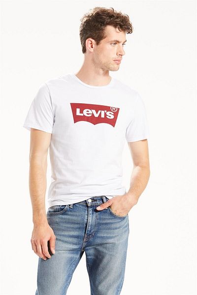 Levis Ανδρικό λογότυπο λευκό μπλουζάκι 17783-0314