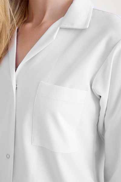 C&C OKULCUNUZ Șorț lung Doctor Asistentă Farmacist Laborator șorț profesor (guler cămașă)