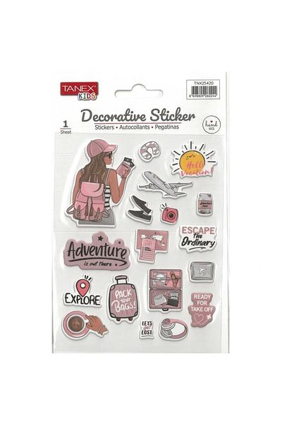 Tanex Kıds Tnx-25420 - Variable Holiday Series Sticker Textile