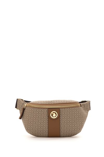 U.S. Polo Assn. Women's Dark Beige Waist Bag 50293693 -Vr088