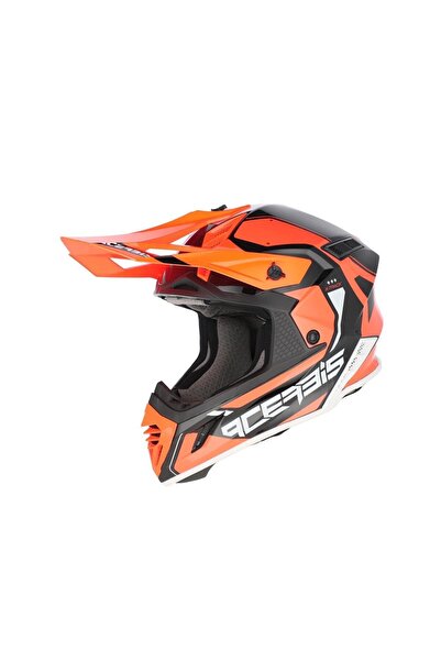 Acerbis X-Track 22-06 Kask Turuncu Siyah