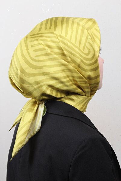 Belli Twill Silk Scarf 4010-35 Oil Green