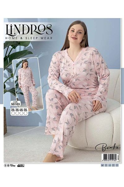 BEYAZTOPTAN Bamboo Long Arm Quality Women's Pajama Set