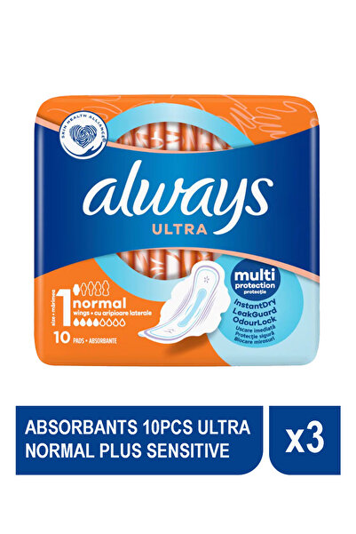 Always ABSORBANTE 10BUC ULTRA NORMAL PLUS - 3 bucati