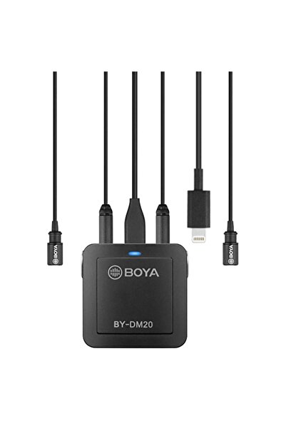 BOYA BY-DM20 Pc Telefon İkili Yaka Mikrofonu Kit
