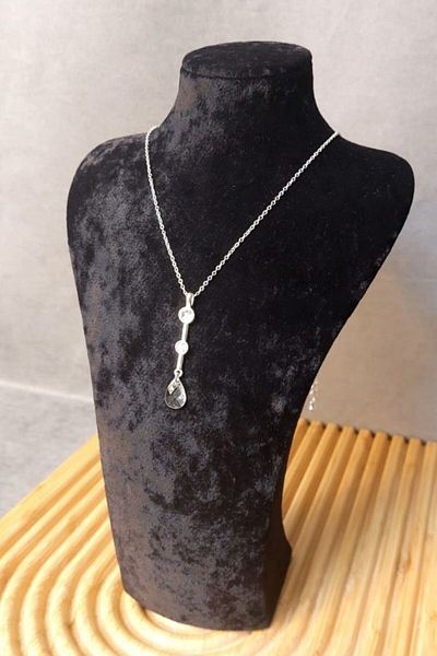 Uretti - Tuğba 9352 6923 Drop Stone Model Jewelry Set