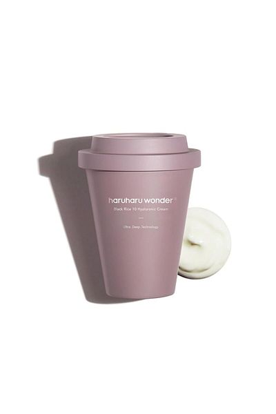 HaruHaru Wonder Black Rice Hyaluronic Cream, 3.0 fl oz, Vegan, Cruelty-Free Moisturizer