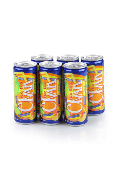 Elvan Ice Tea Teneke Kutu Limon Aromalı Soğuk Çay 6lı Paket 250 Ml
