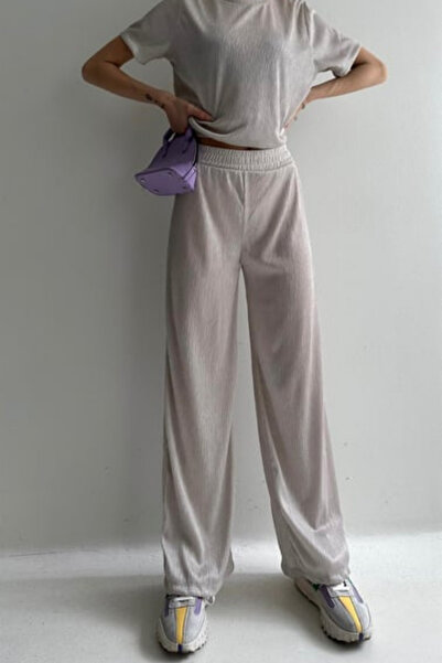 YAKAMEL Set de damă cu mânecă scurtă și top scurt