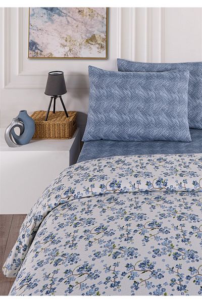 Evim Blue Baby Blue 160x230 cm Set Pique Personalitate Florin