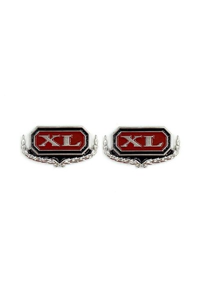 Genel Markalar Xl Metal Döküm Büyük Boy Çiftli Arma - Etiketçilere Xl Metal A...