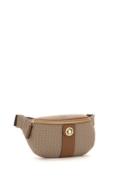 U.S. Polo Assn. Women's Dark Beige Waist Bag 50293693 -Vr088