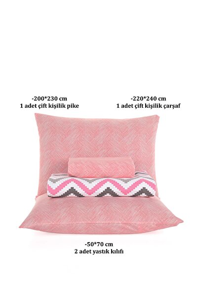 Evim Pink Black 200X230 cm Soren Personality Pikey Suit Roller