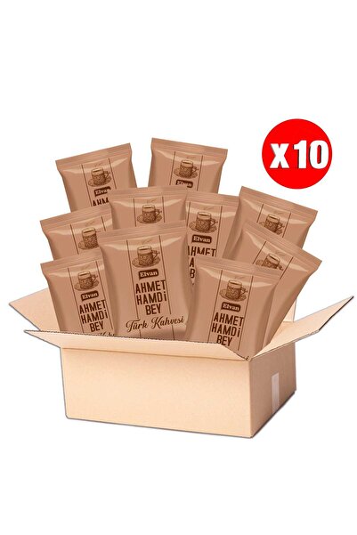 Elvan Ahmet Hamdi Bey 100 Gr. Turkish Coffee - 10 Pieces
