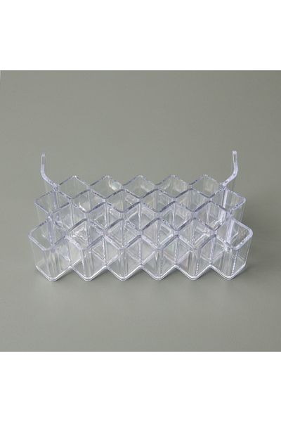 Simple Living Living 22 Compartment Lipstick Organizer - Transparent - 22X8X14 cm
