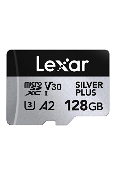Lexar Professional 128GB 205 MB/s Silver Plus MicroSD Hafıza Kartı