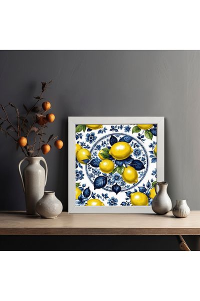 HOMEPACK Single Wooden Framed Painting One Piece Poster Painting Ktc/046
