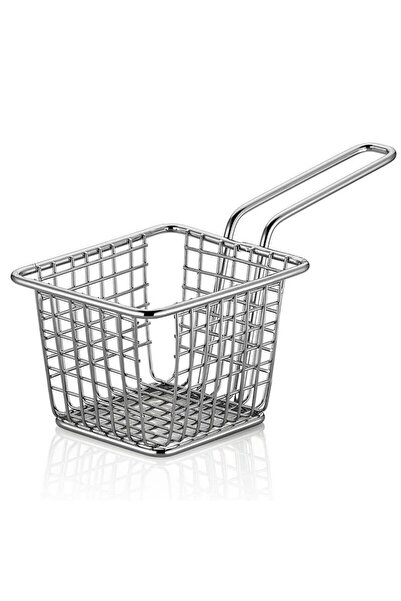 Genel Markalar Paslanmaz Kare Mini Fritöz Sepeti 10X8X7Cm