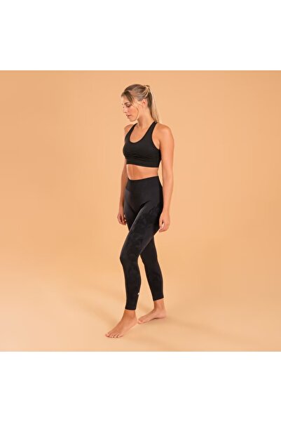 Decathlon Sporcu Sütyeni - Çapraz Askılı - Hafif Destek - Siyah