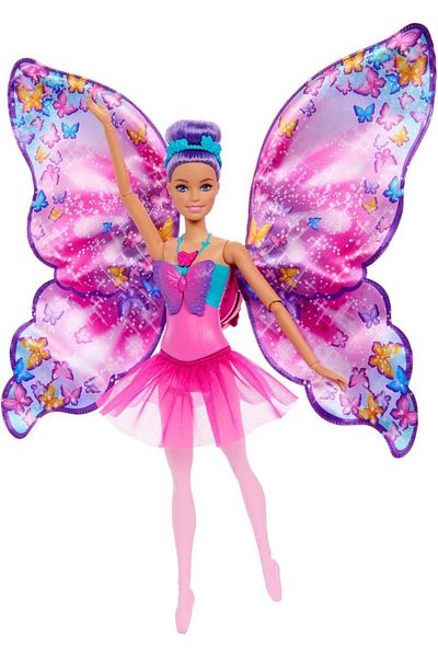 Barbie Dreamtopia Dance & Flutter Butterfly Doll - Magical Butterfly Wings, Fantasy Toy for Kids