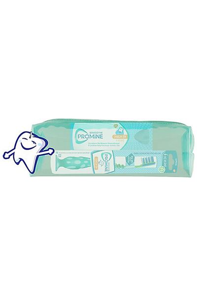 Sensodyne Promine Kids 6+ Toothpaste + Toothbrush Set with Bag