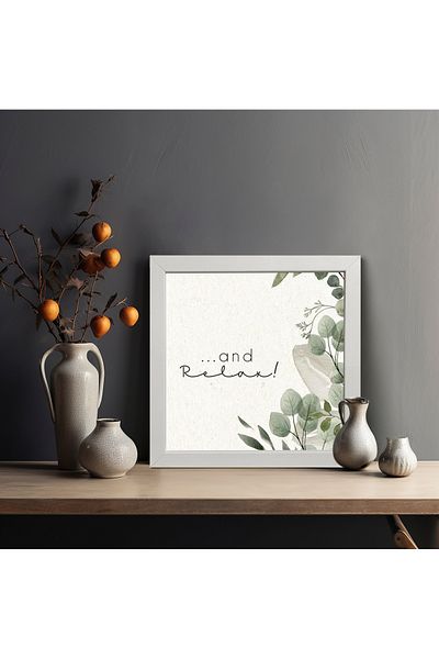 HOMEPACK Single Wooden Framed Painting One Piece Poster Painting Ktc/048