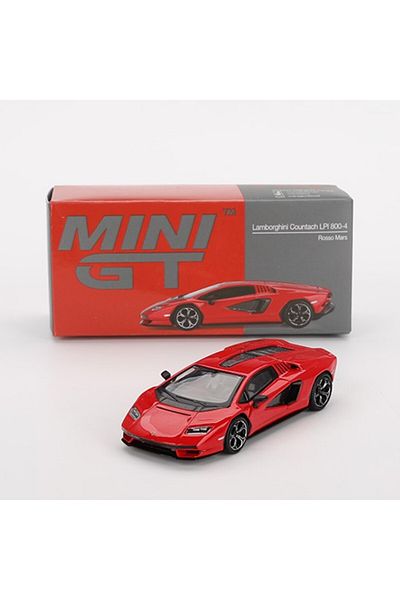 mini gt 720 لامبورغيني لامبورغيني كونتاش Lpi 800-4 روسو مارس 720